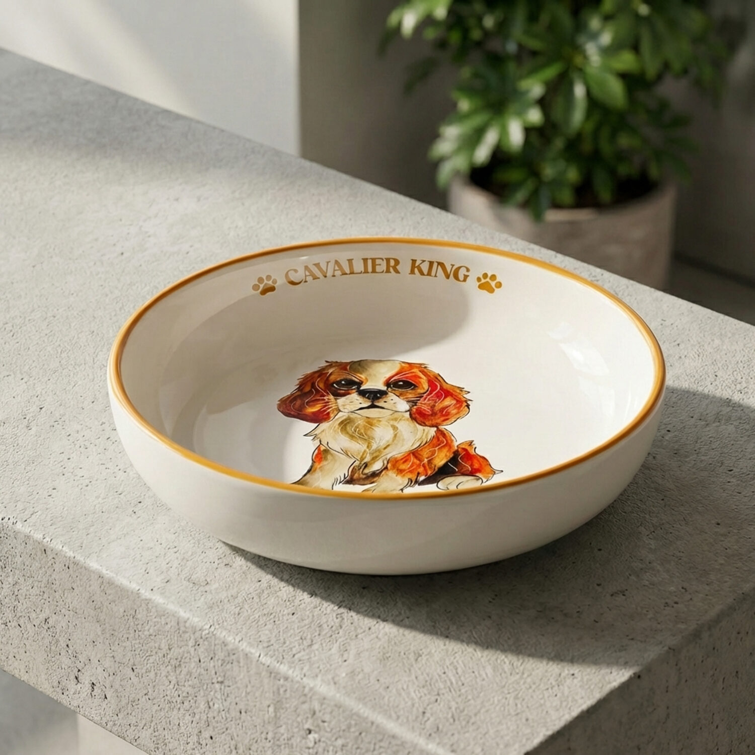 Ciotola media Cavalier King Charles Spaniel