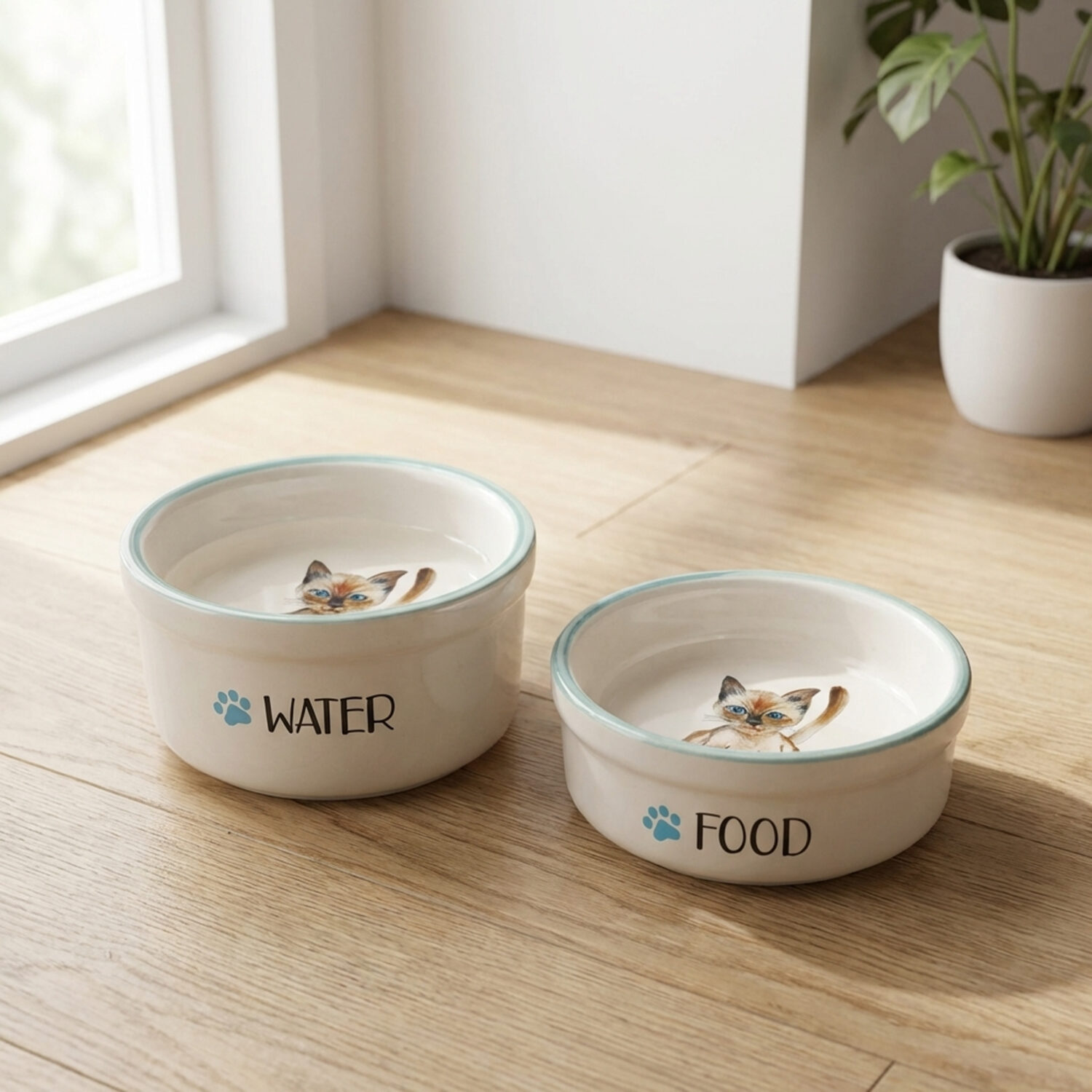 Set ciotoline Siamese