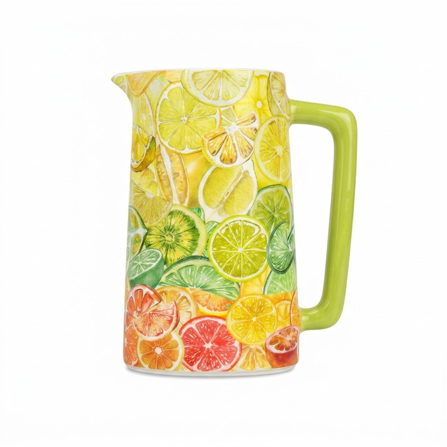 Lime and orange pitcher
