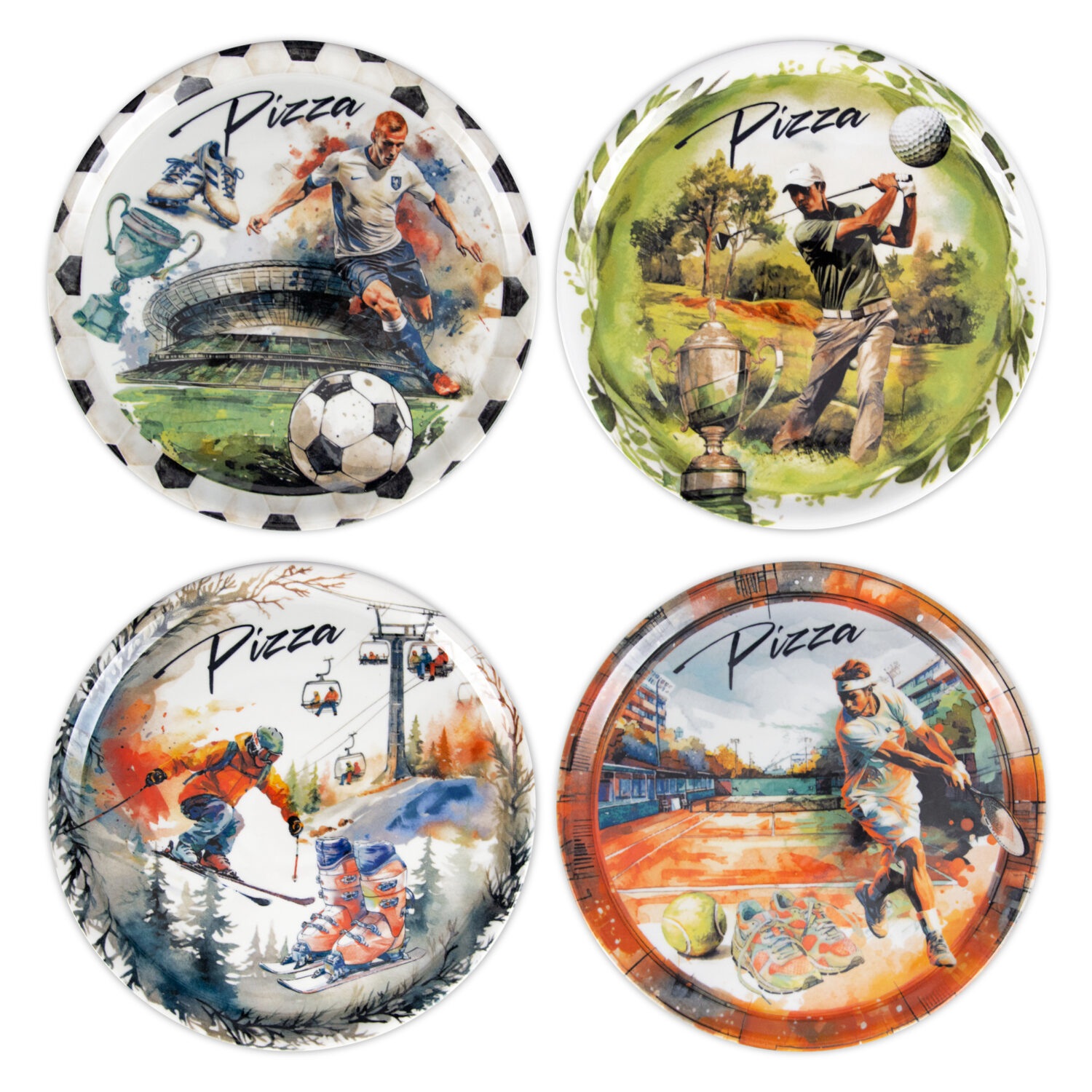 Sport-Pizzateller-Set