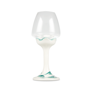 Goblet with Tiffany fish design