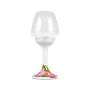 Goblet with roses design