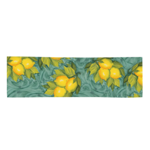 Table runner with lemons