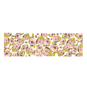 Table runner roses