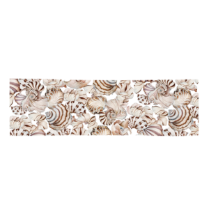 Table runner seashells