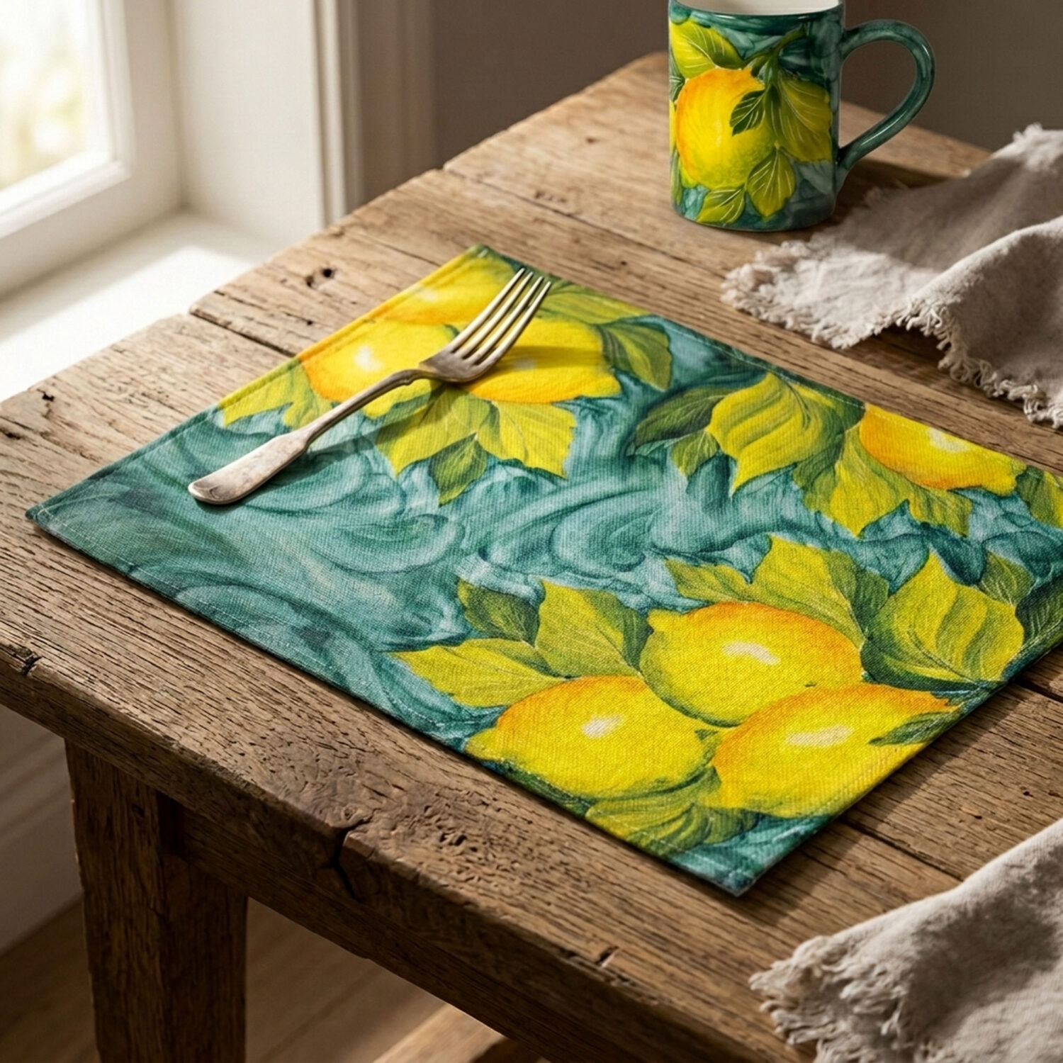 Lemons breakfast Placemat
