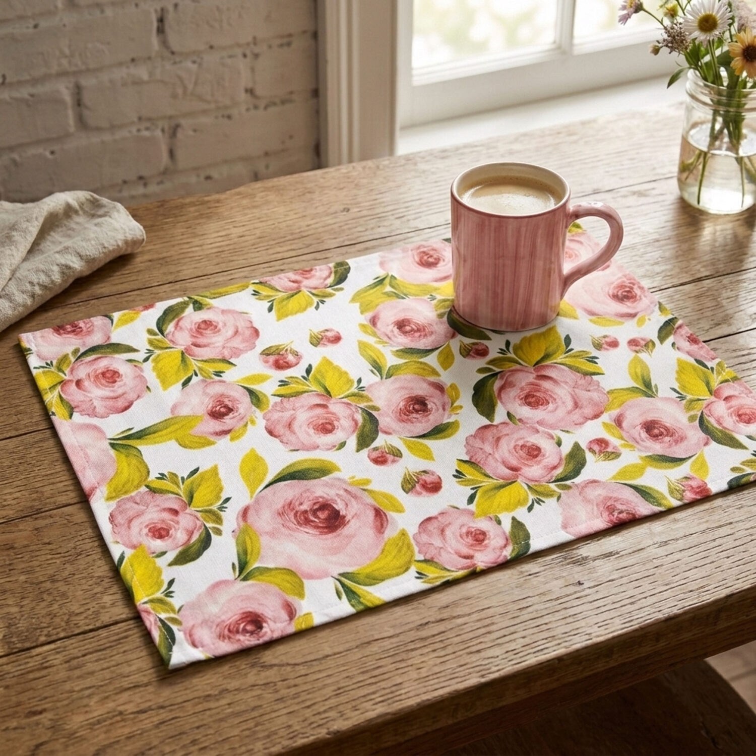 Roses Breakfast Placemat