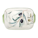 pirofila in ceramica decorata olyvia
