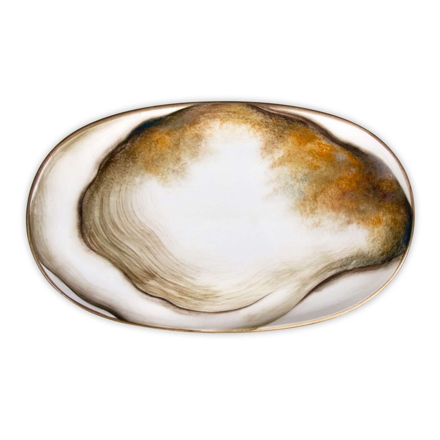 Ostrica-Servierplatte